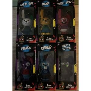 Bad Habbit Rabbitz, Mini Vinyl Figure, Complete‎ Set Of 6, 2025, NIB